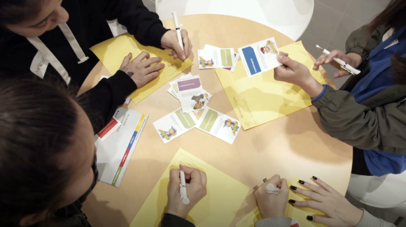 Schüler:innen beim BIZ-Workshop